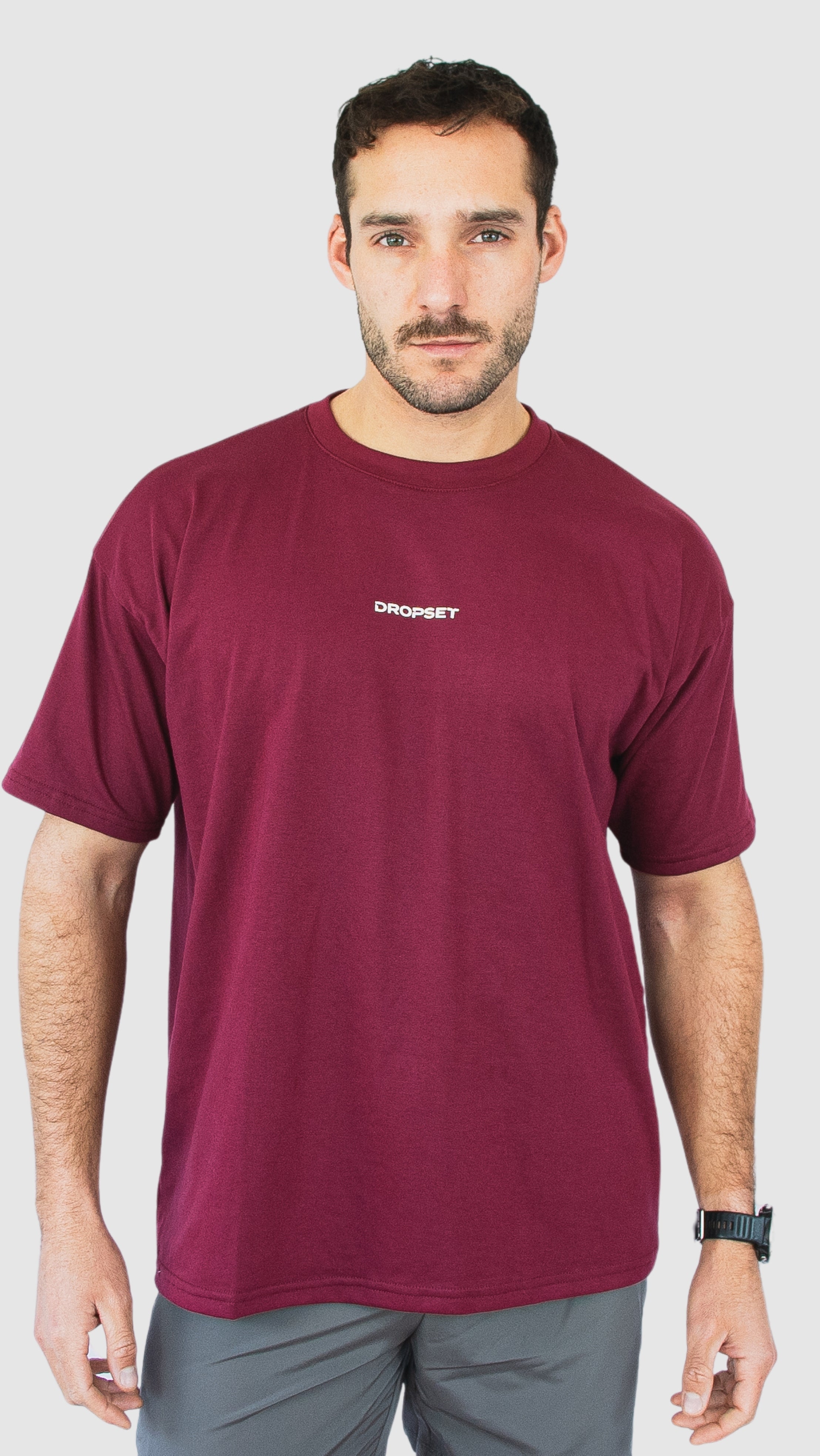 Polera Oversize Borgoña – Heavy Weight