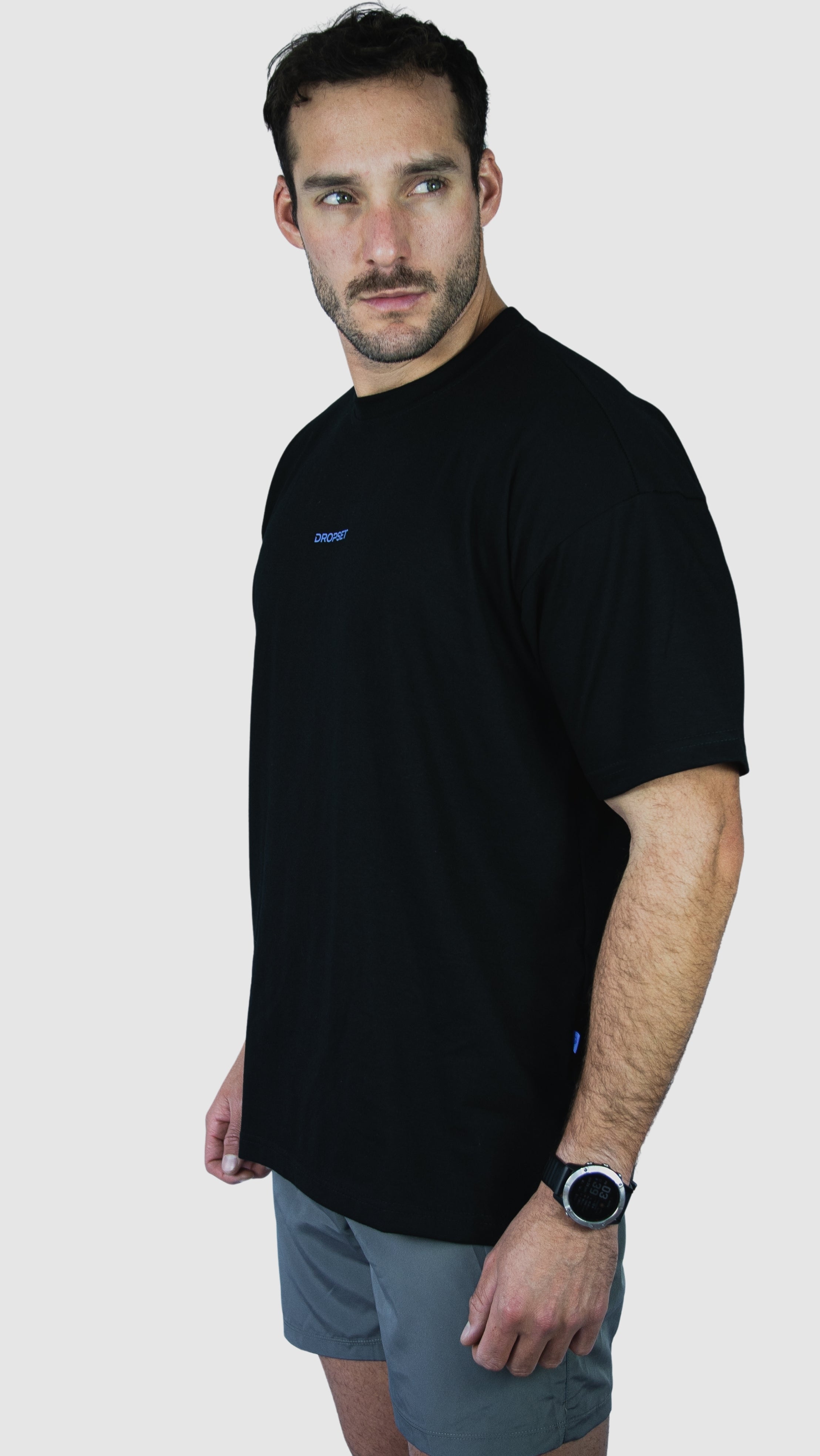 Polera Oversize Negra – Heavy Weight