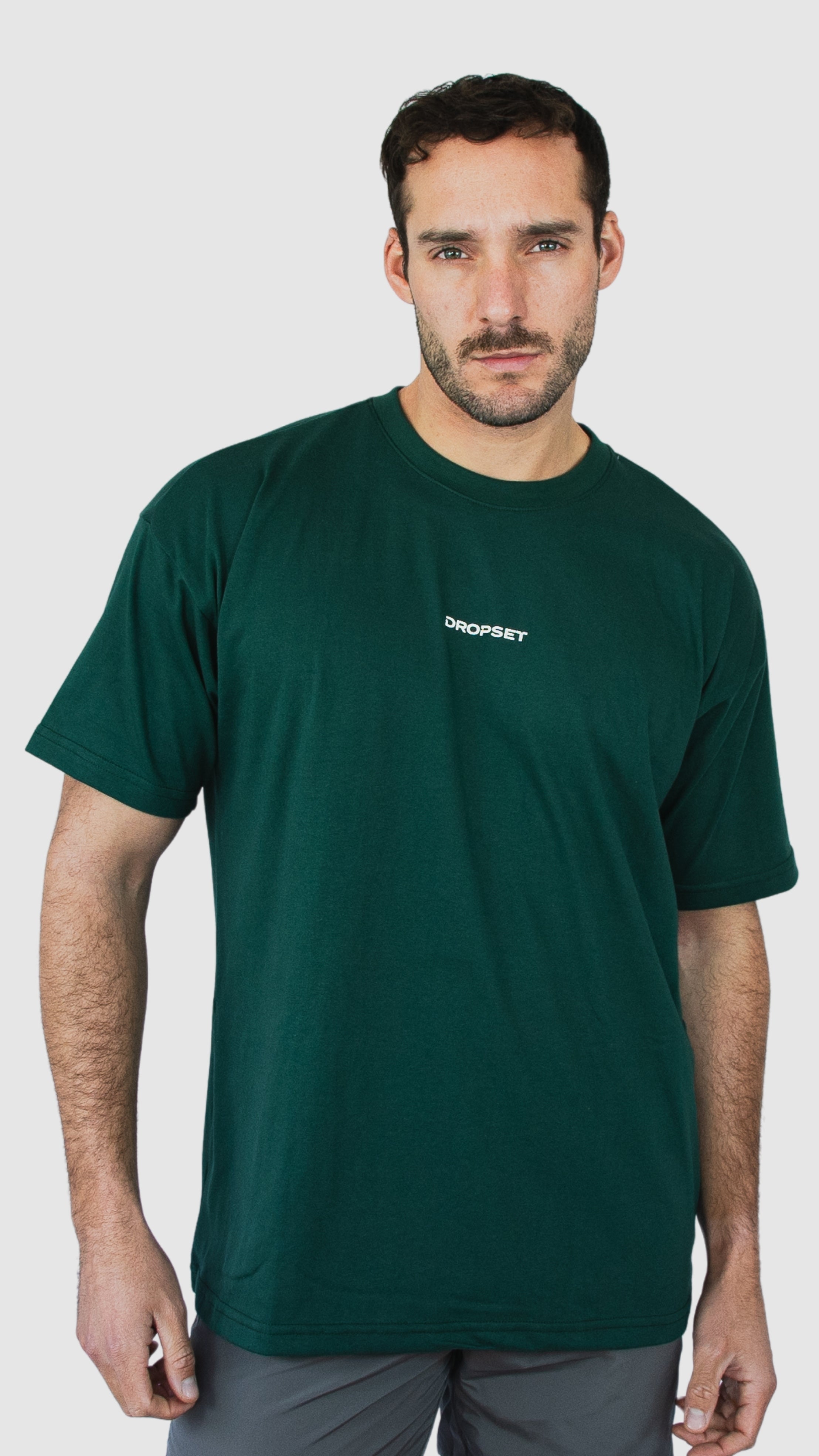 Polera Oversize Verde Bosque – Heavy Weight