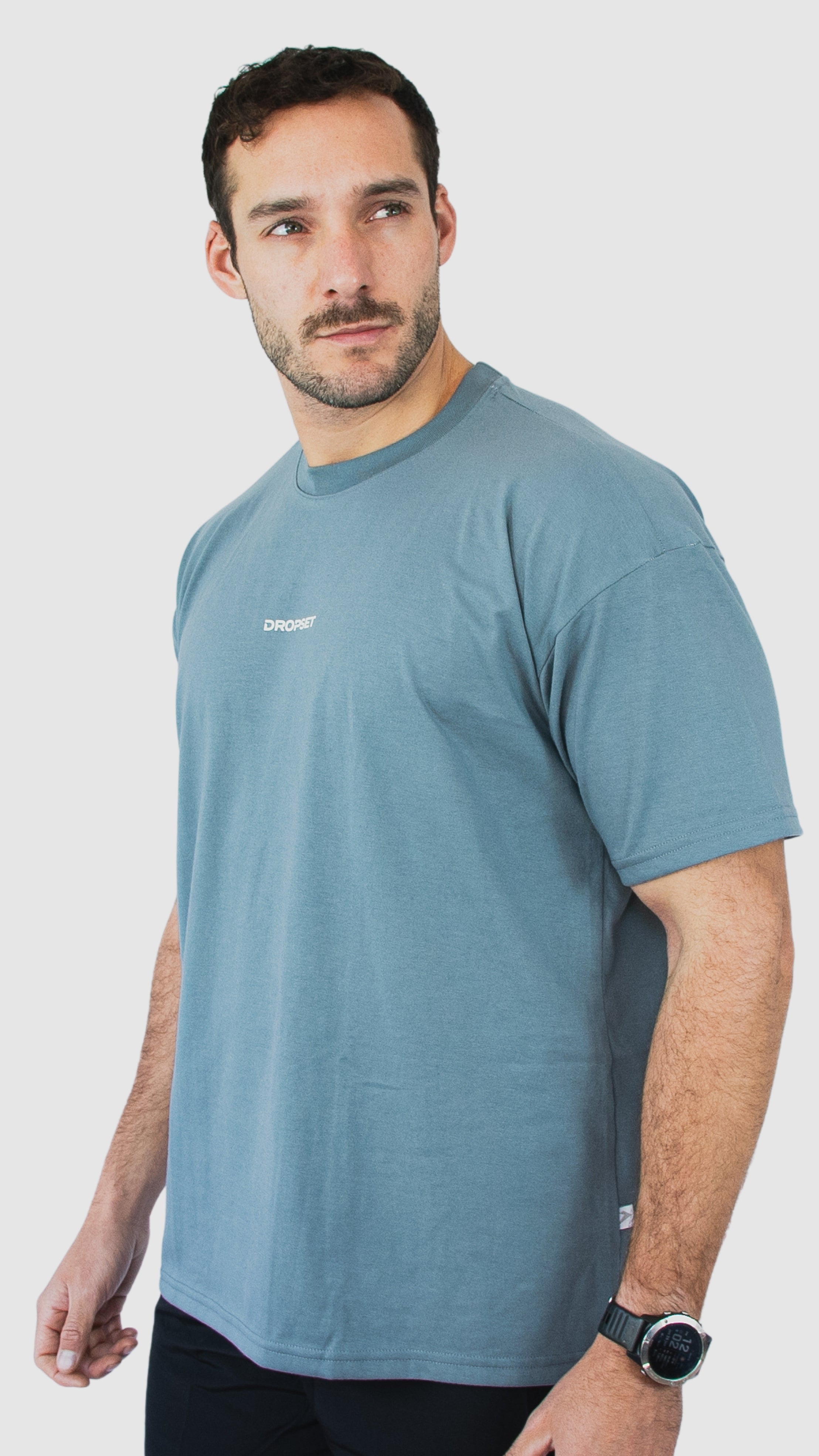 Polera Oversize Grafito – Heavy Weight