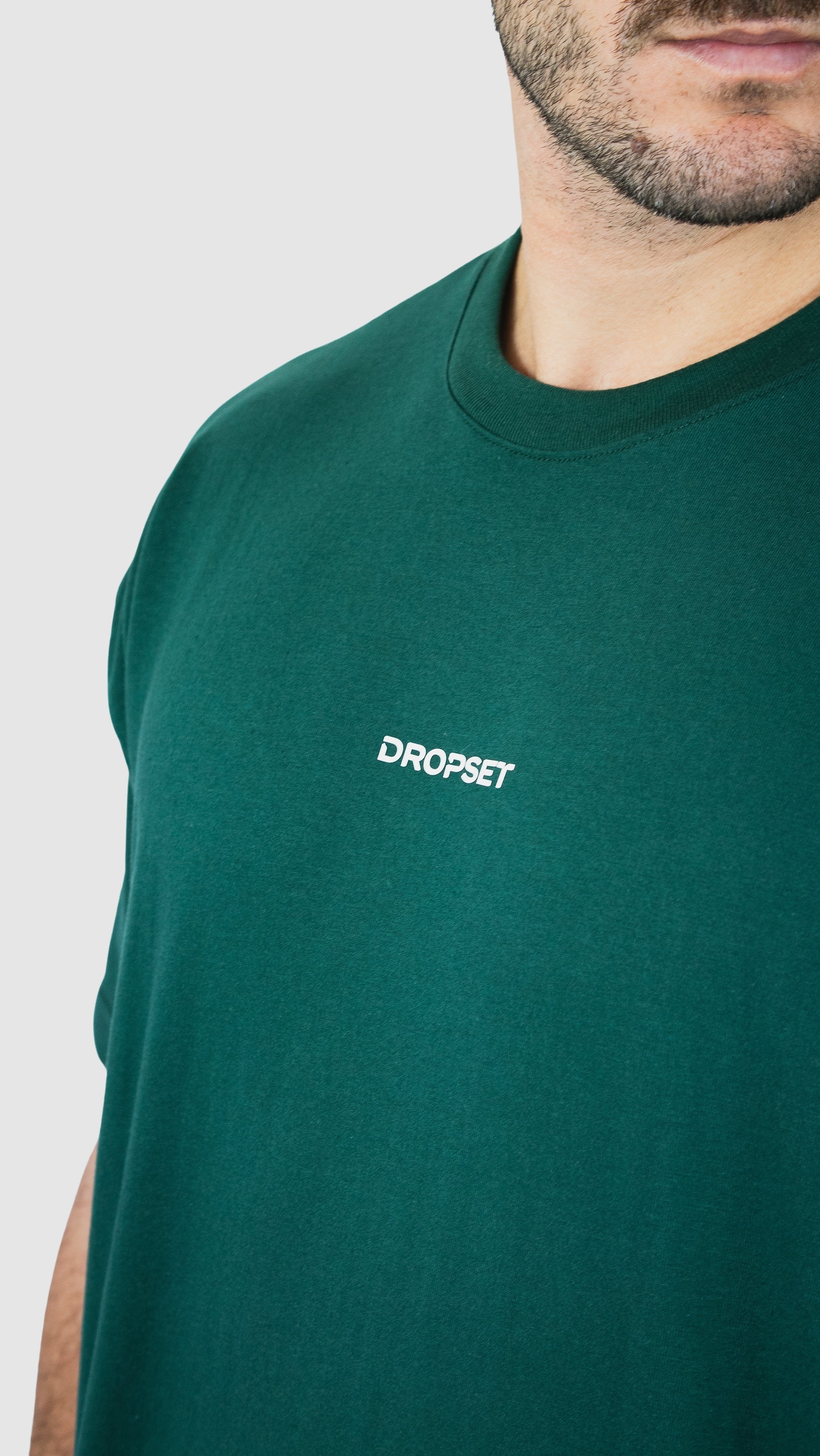 Polera Oversize Verde Bosque – Heavy Weight