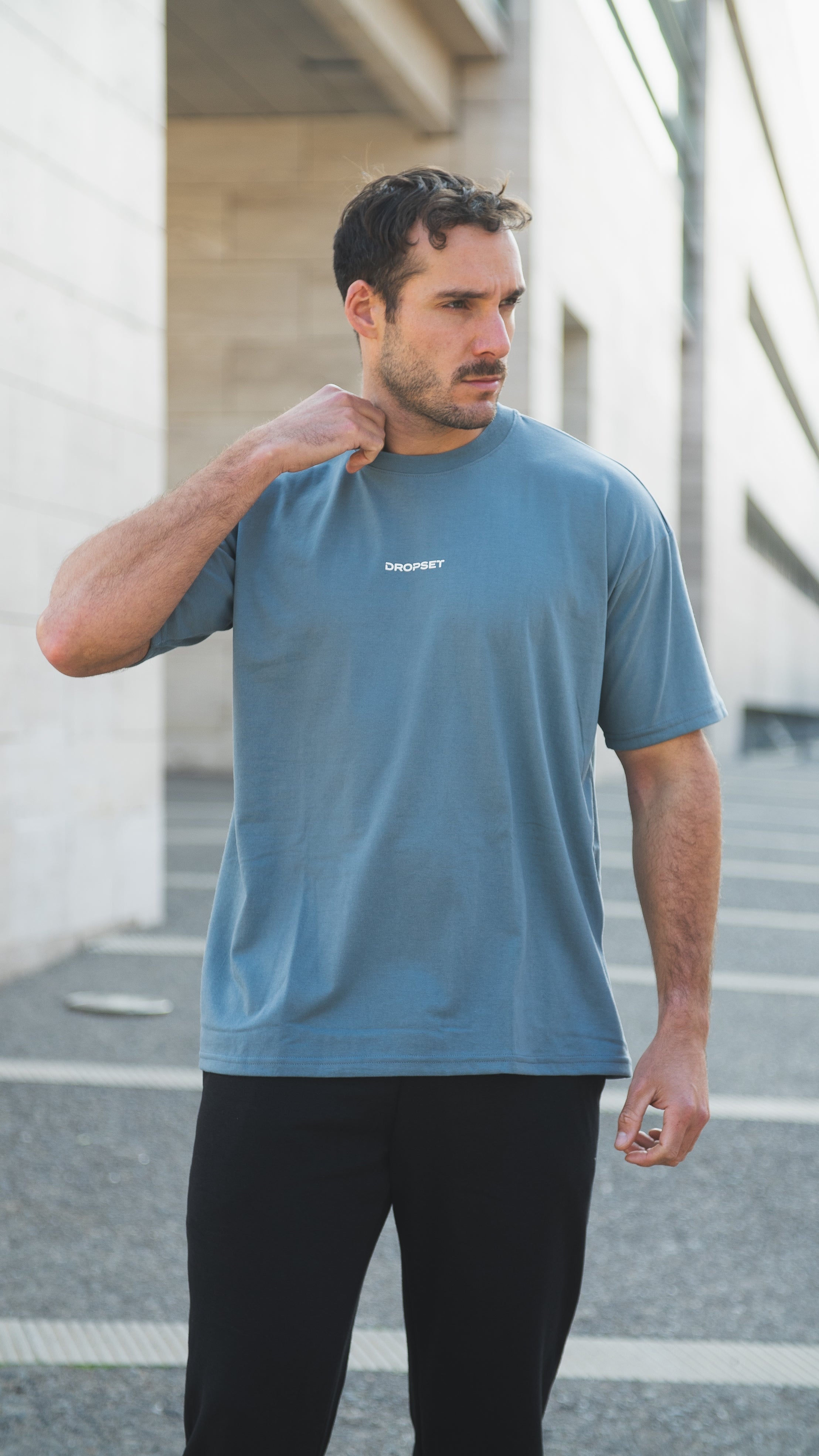 Polera Oversize Grafito – Heavy Weight