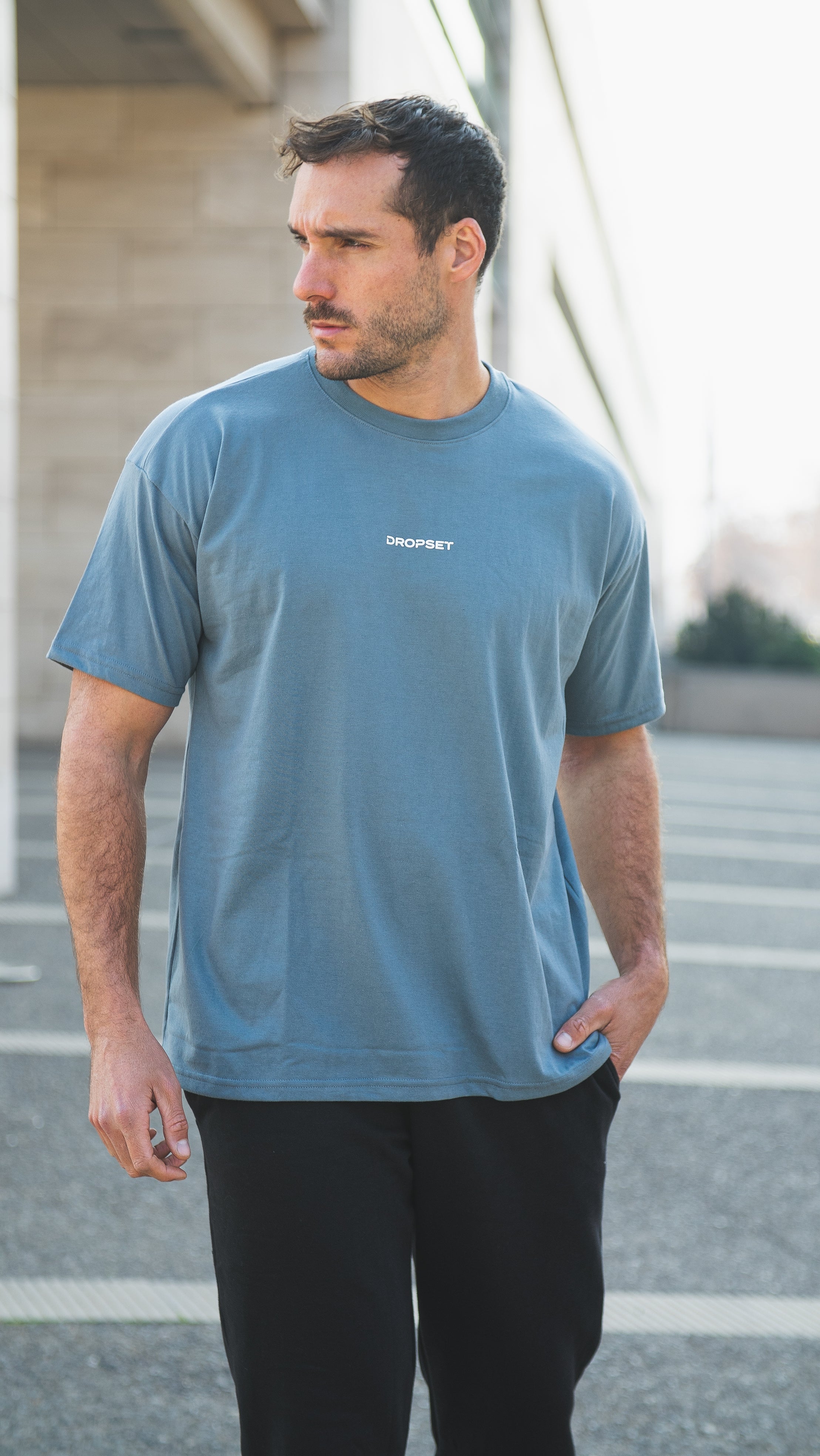 Polera Oversize Grafito – Heavy Weight