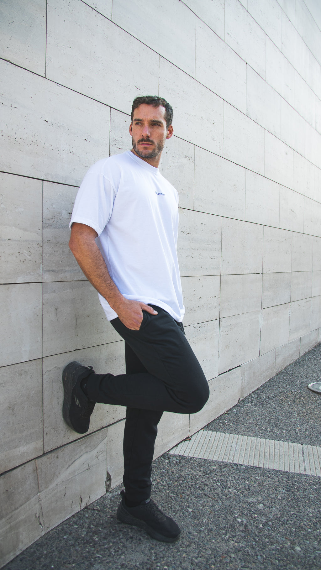 Polera Oversize Blanca – Heavy Weight