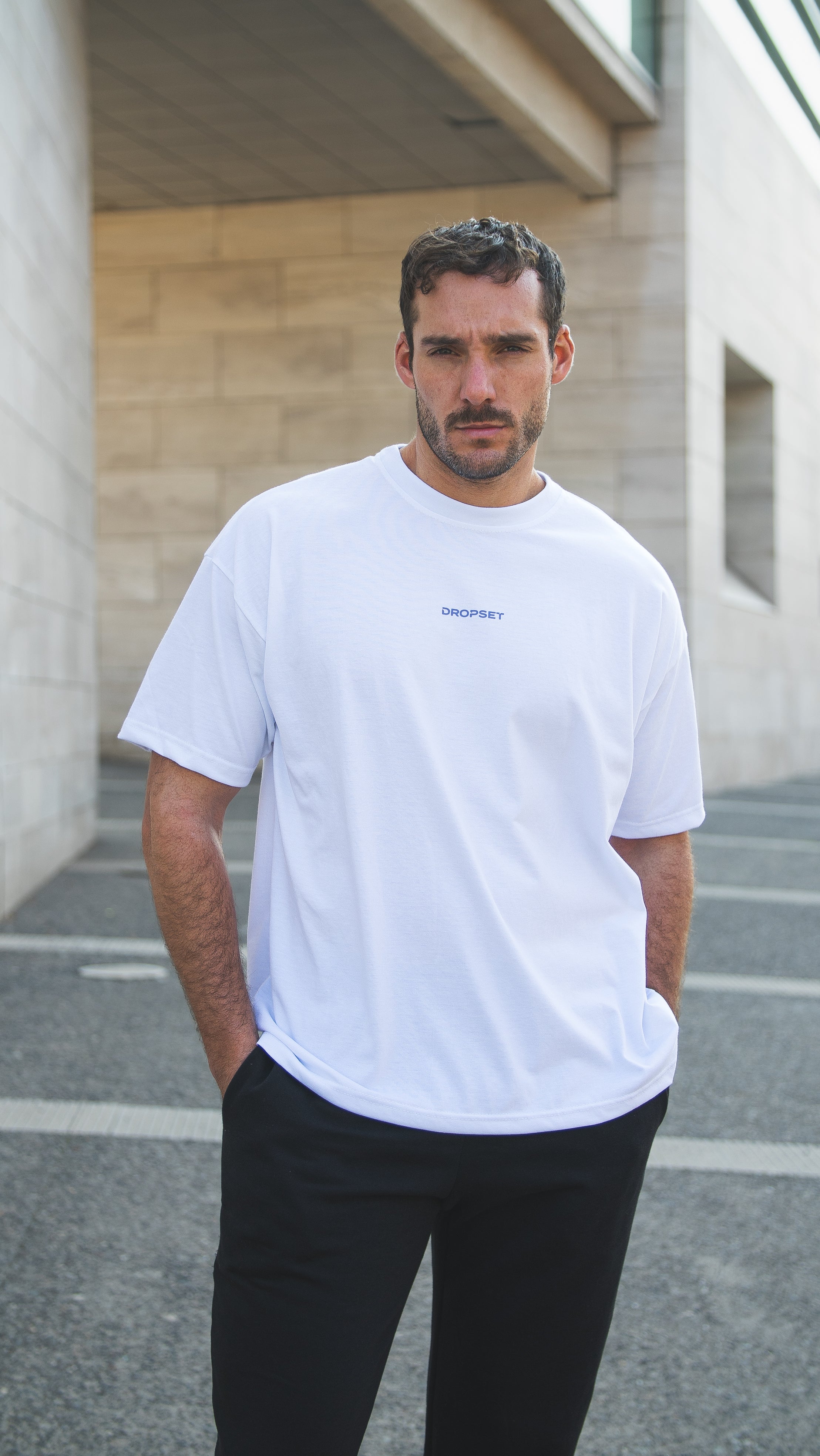 Polera Oversize Blanca – Heavy Weight